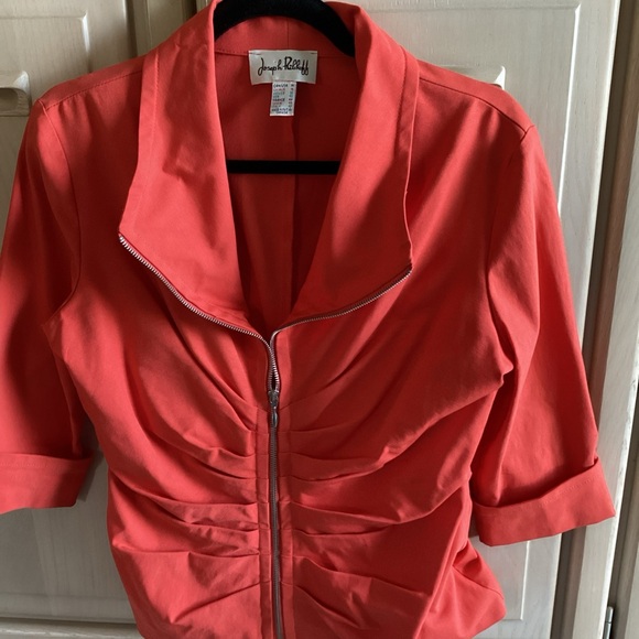 Joseph Ribkoff ruched jacket - Picture 3 of 13